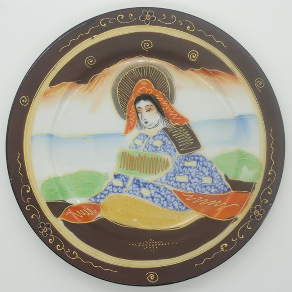 Vintage Japanese Satsuma. Moriage Gilded, Tea Set 21 pc, Made in Japan - Picture 4 of 12